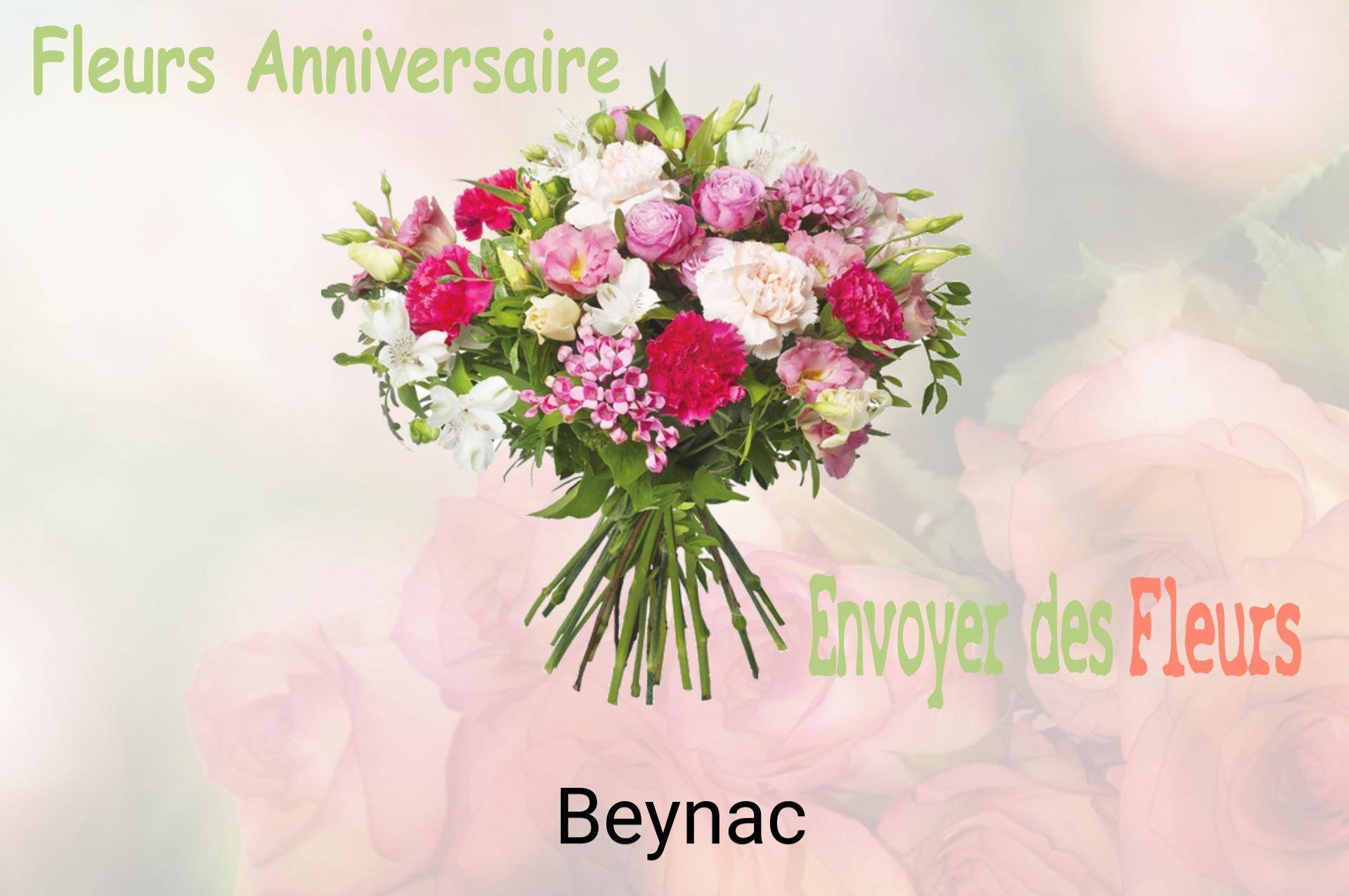 Bouquet de fleurs d’anniversaire livré à Beynac