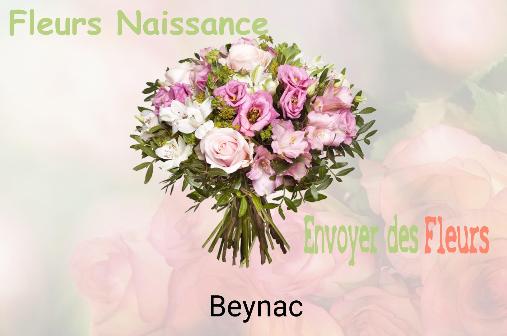 Bouquet de fleurs de naissance livré à Beynac